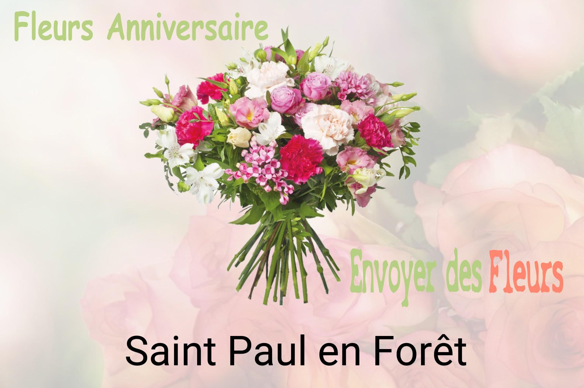 Bouquet de fleurs d’anniversaire livré à Saint-Paul-en-Forêt