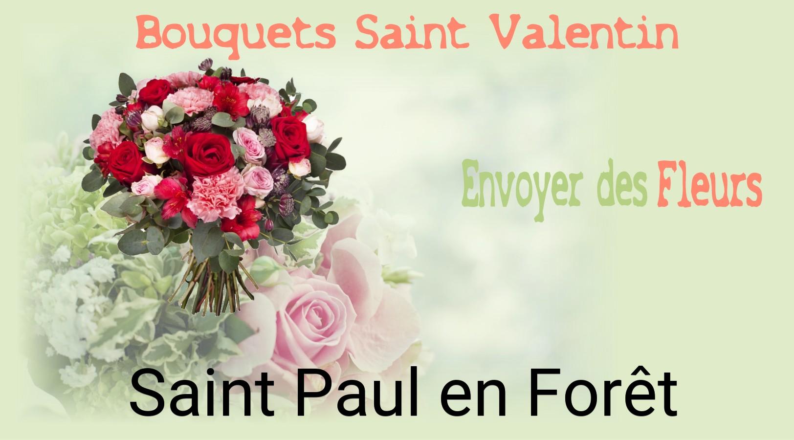 Roses de Saint-Valentin livrées à Saint-Paul-en-Forêt